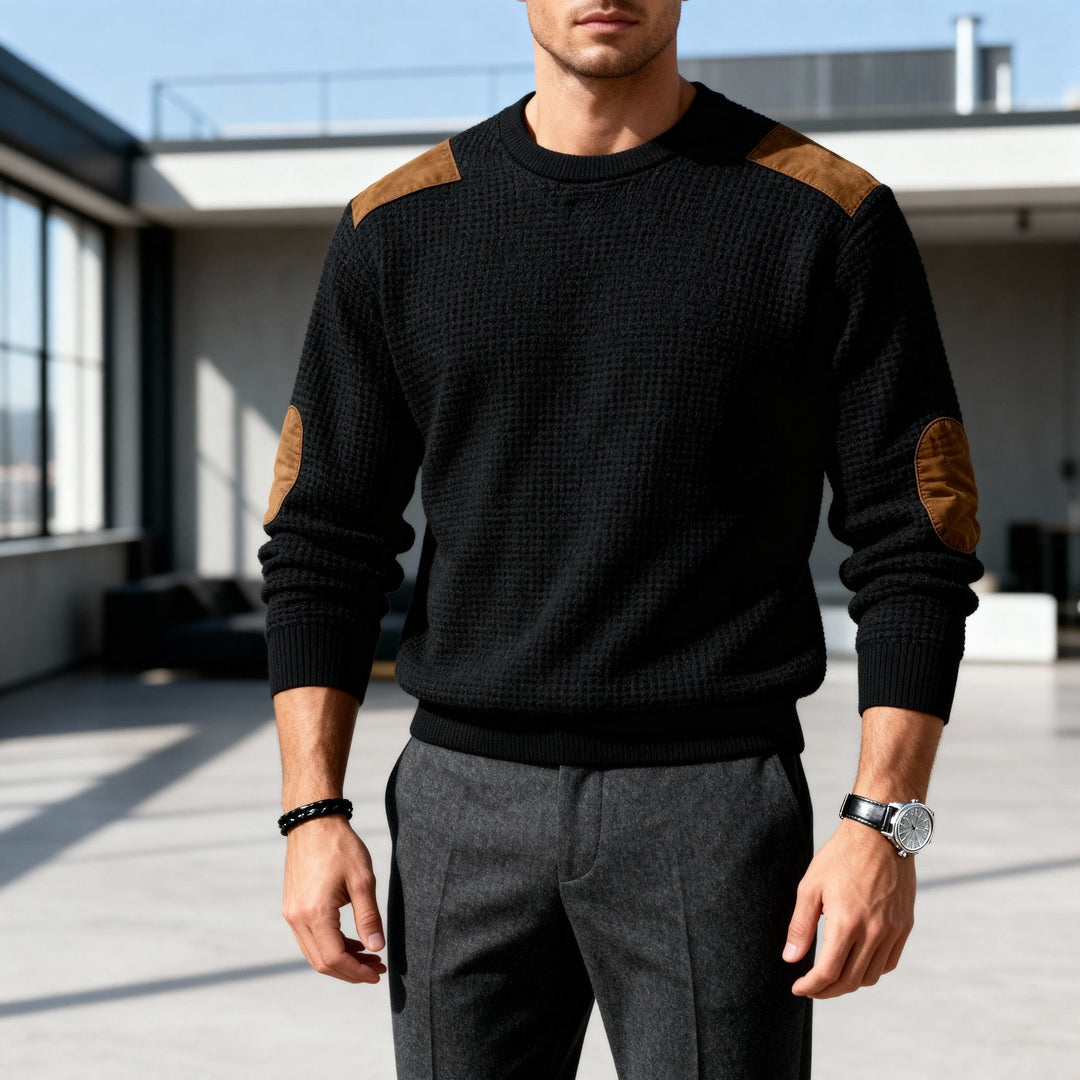 Klassisk heritage-sweater til mænd