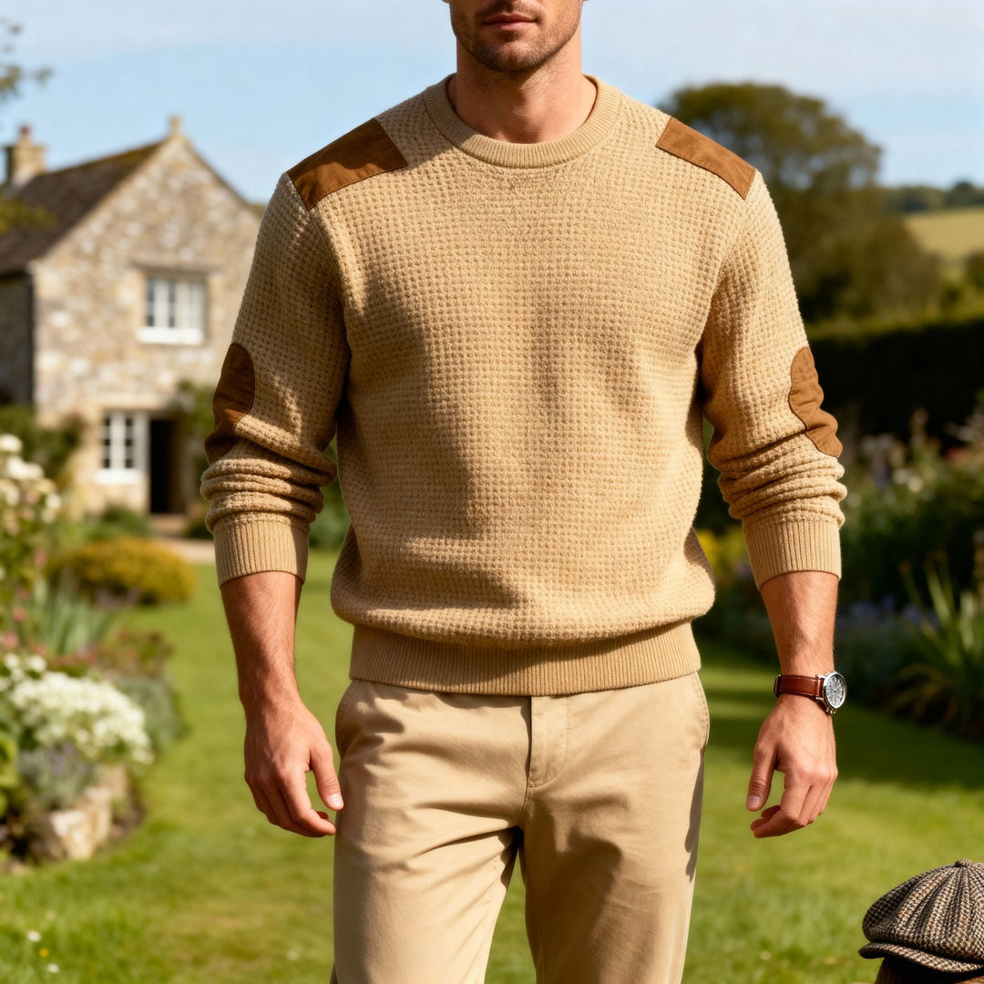 Klassisk heritage-sweater til mænd