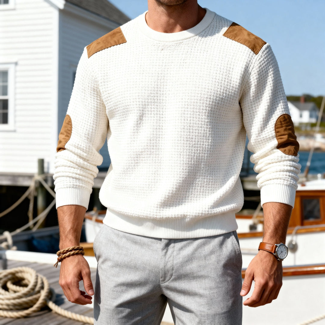 Klassisk heritage-sweater til mænd