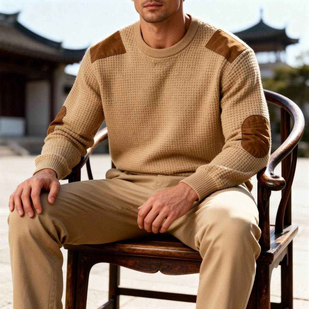 Klassisk heritage-sweater til mænd