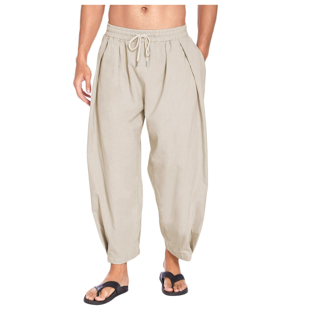 Bo | Men's Casual Drop Crotch Harem Pants-Metro Lane Plaza