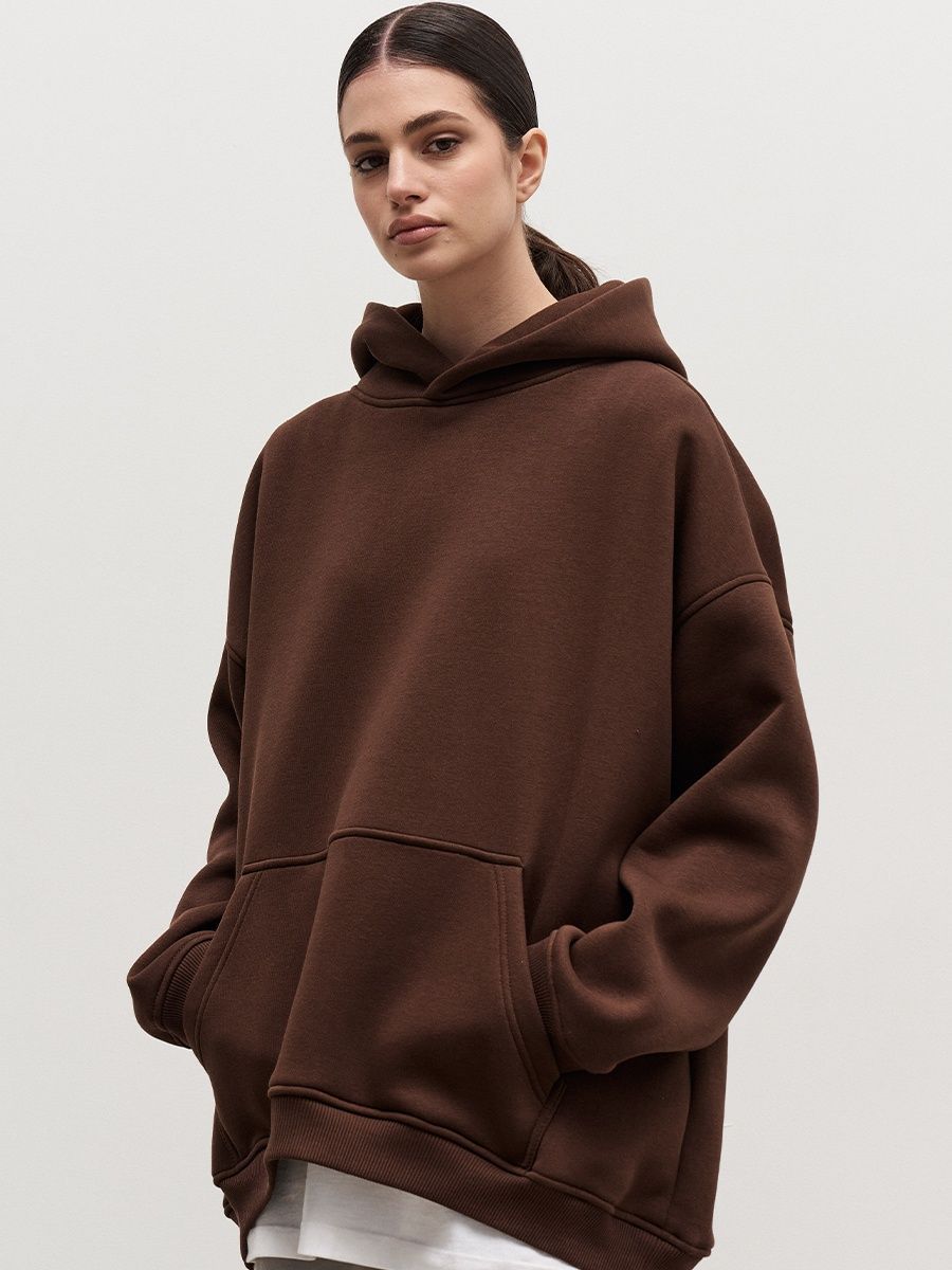 Bequemer Oversize-Hoodie für Damen mit Kängurutasche