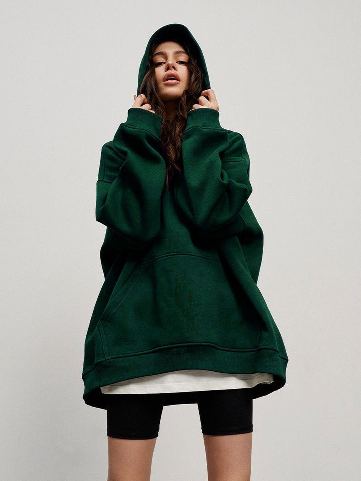 Bequemer Oversize-Hoodie für Damen mit Kängurutasche
