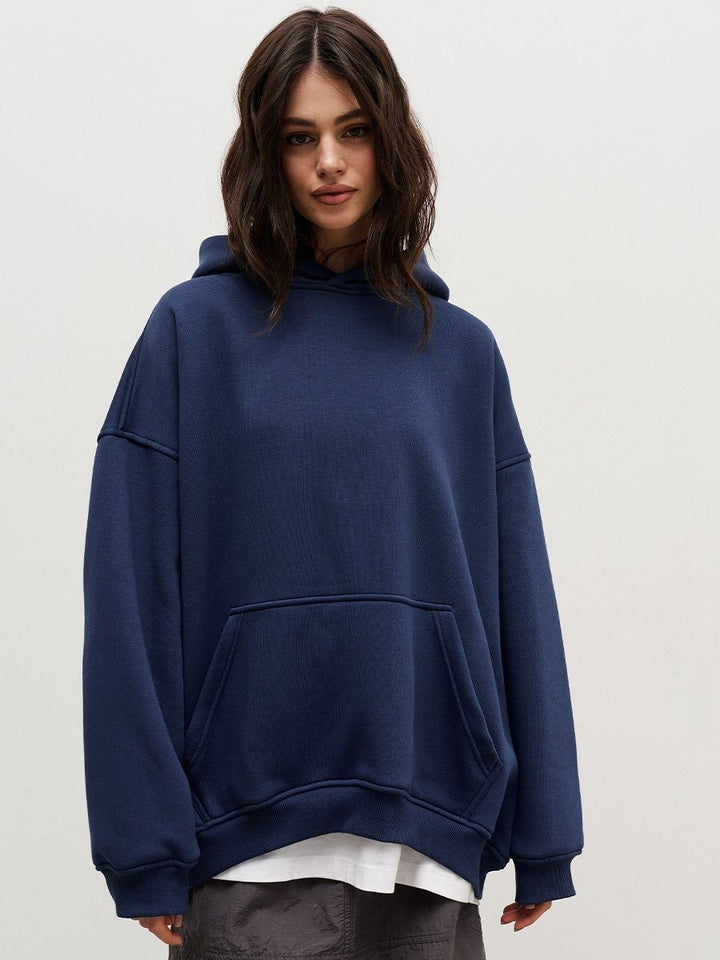 Bequemer Oversize-Hoodie für Damen mit Kängurutasche