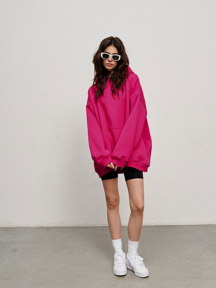 Bequemer Oversize-Hoodie für Damen mit Kängurutasche
