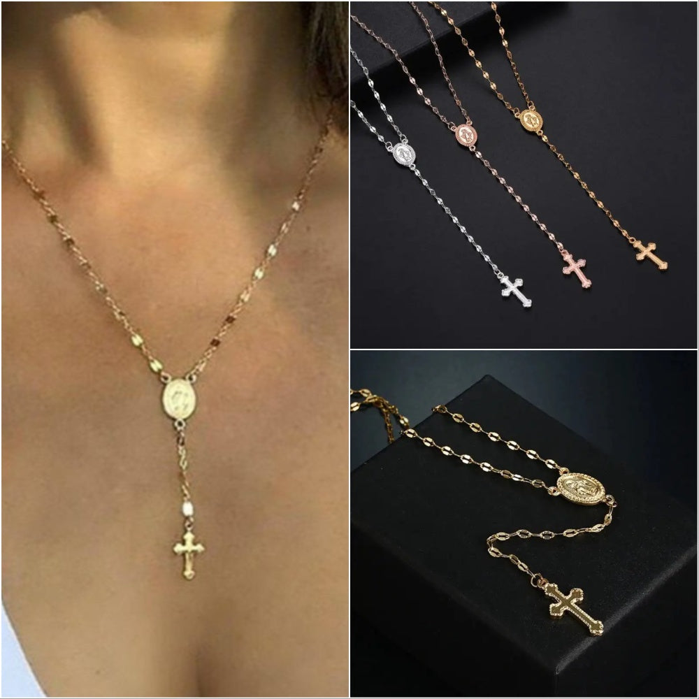 Callista | Women's Elegant Rosary Necklace-Metro Lane Plaza