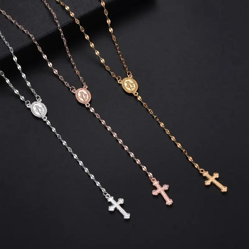 Callista | Women's Elegant Rosary Necklace-Metro Lane Plaza