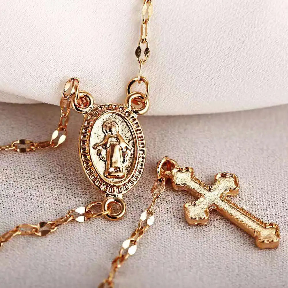 Callista | Women's Elegant Rosary Necklace-Metro Lane Plaza