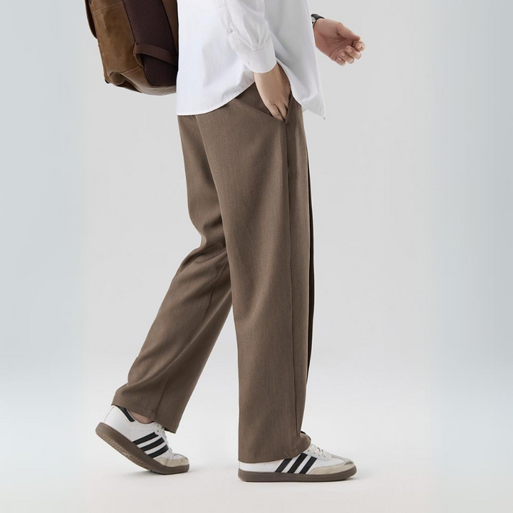 Carlton | Men's Relaxed Fit Pleated Trousers