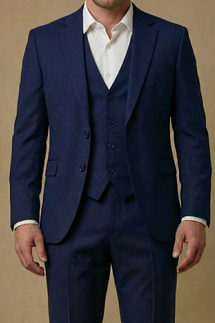 Men's Three-Piece Slim Fit Suit