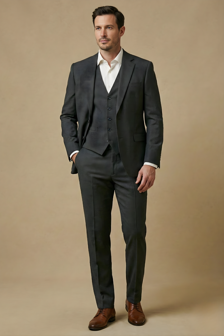Men's Three-Piece Slim Fit Suit