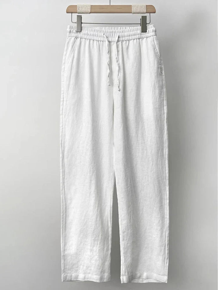 Carter | Men's Casual Drawstring Wide Leg Trousers
