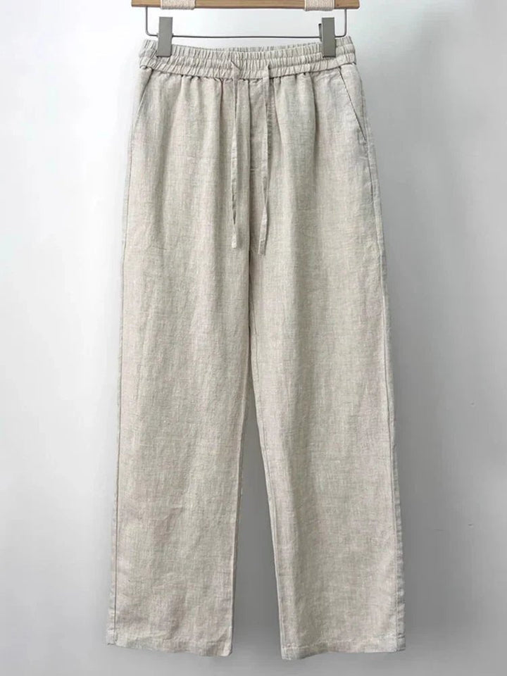 Carter | Men's Casual Drawstring Wide Leg Trousers