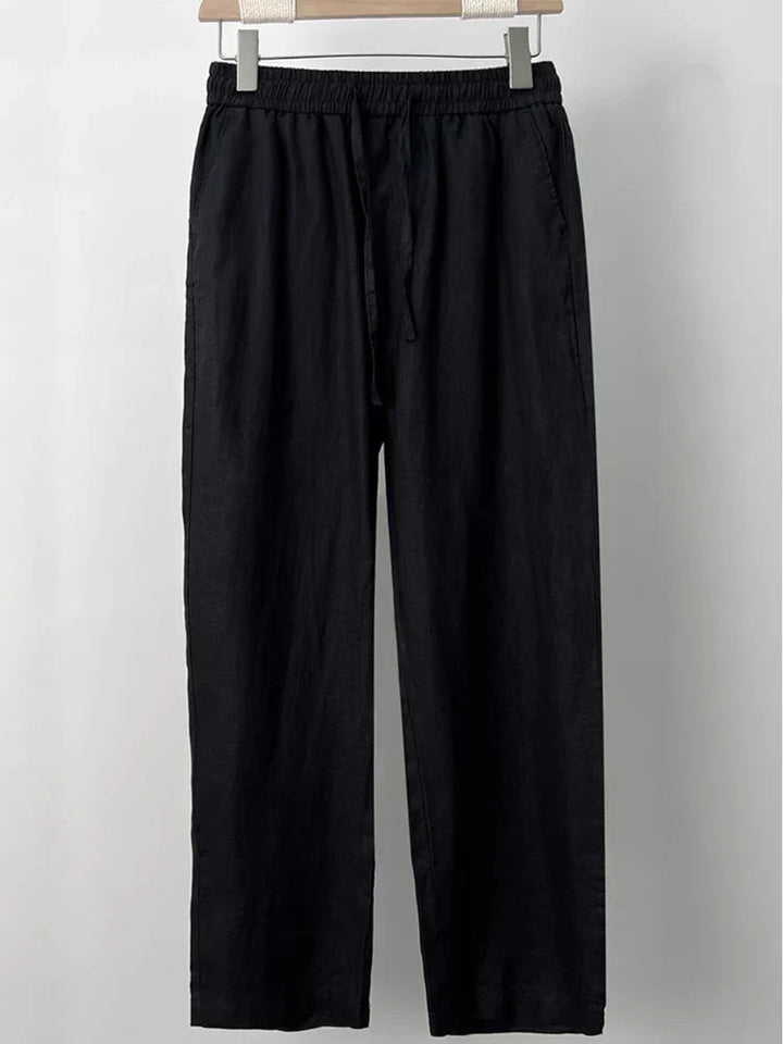 Carter | Men's Casual Drawstring Wide Leg Trousers