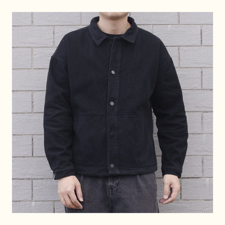 Veste décontractée boutonnée pour homme