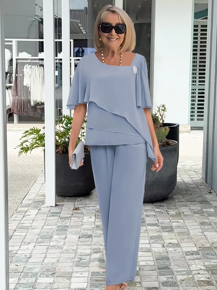 Women's Elegant 2-Piece Formal Outfit-Metro Lane Plaza
