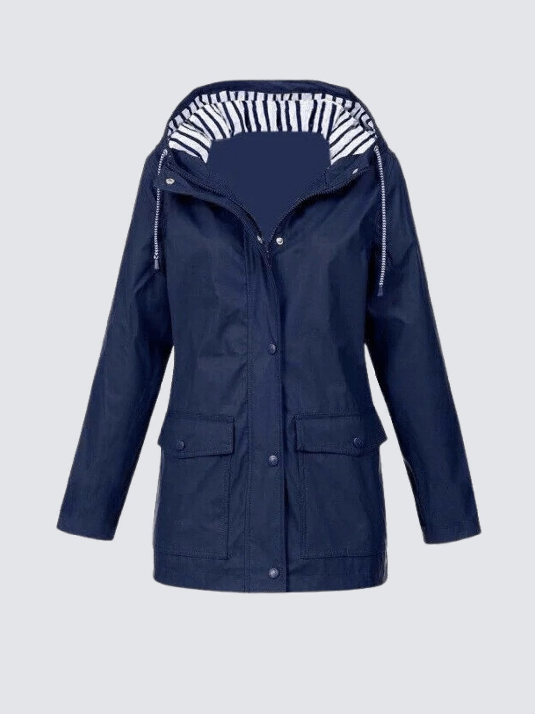 Vandafvisende, let vindjakke til kvinder til udendørs brug
