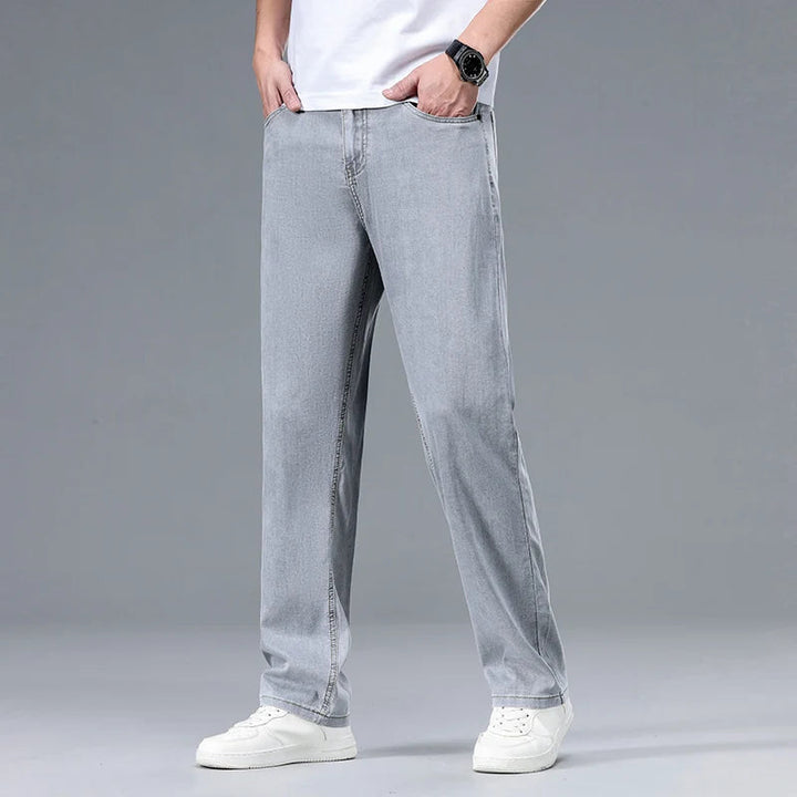Clarence | Men's Relaxed Fit Straight Leg Denim Pants