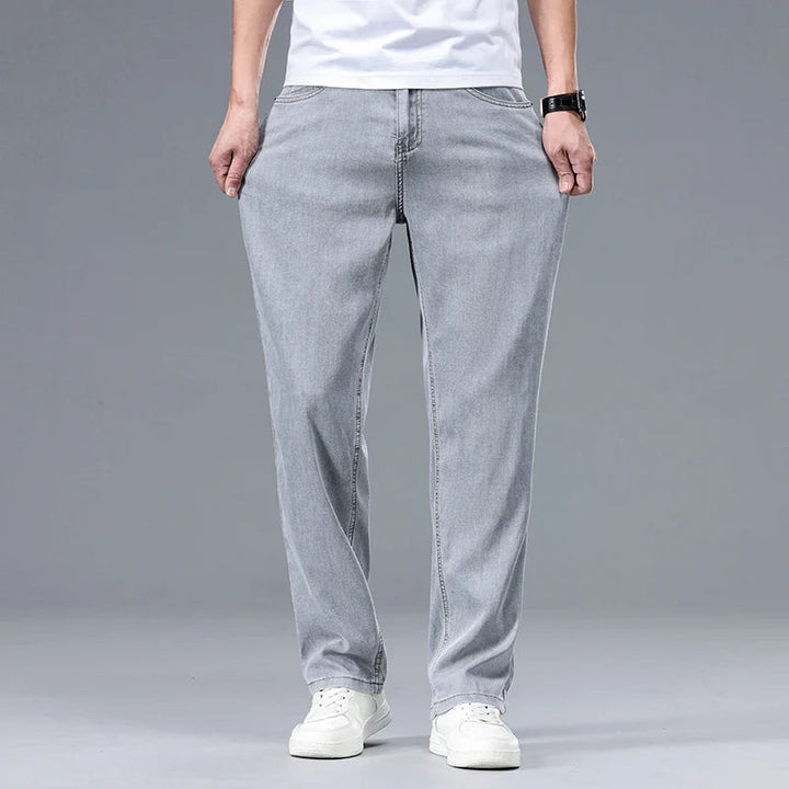 Clarence | Men's Relaxed Fit Straight Leg Denim Pants