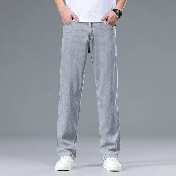 Clarence | Men's Relaxed Fit Straight Leg Denim Pants