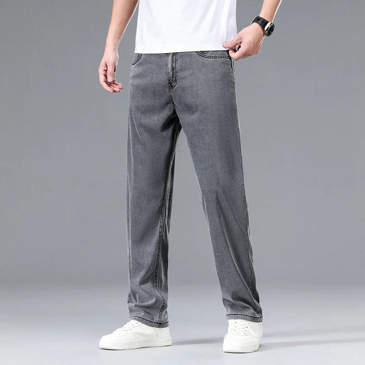 Clarence | Men's Relaxed Fit Straight Leg Denim Pants