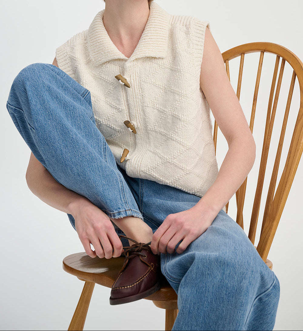 Colleen | Women's Knit Button Front Top-Metro Lane Plaza