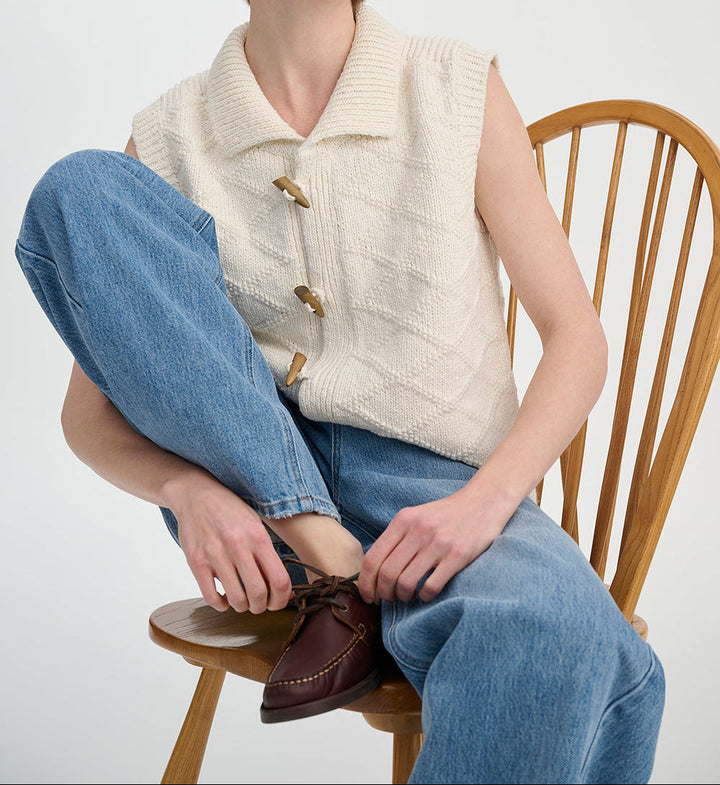 Colleen | Women's Knit Button Front Top-Metro Lane Plaza