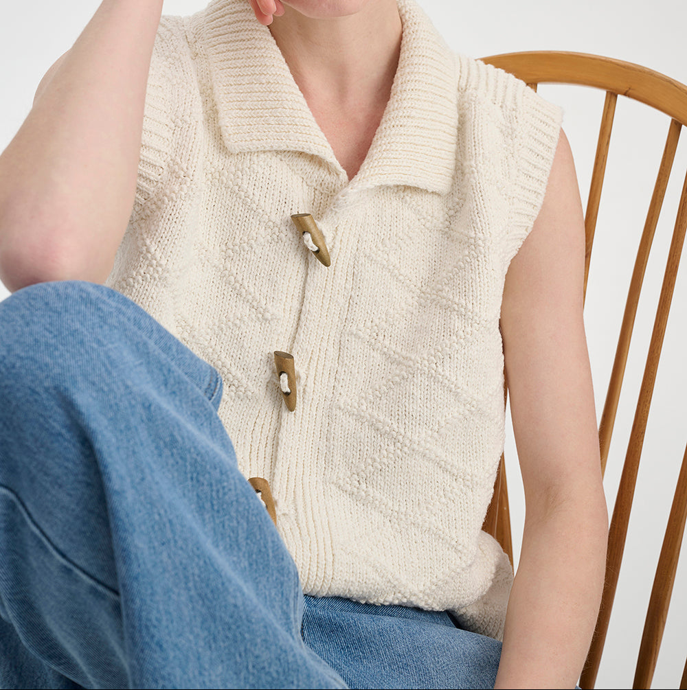 Colleen | Women's Knit Button Front Top-Metro Lane Plaza