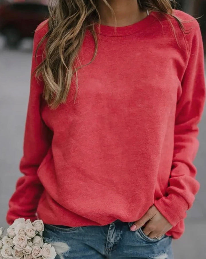 Women's Cozy Round Neck Sweatshirt