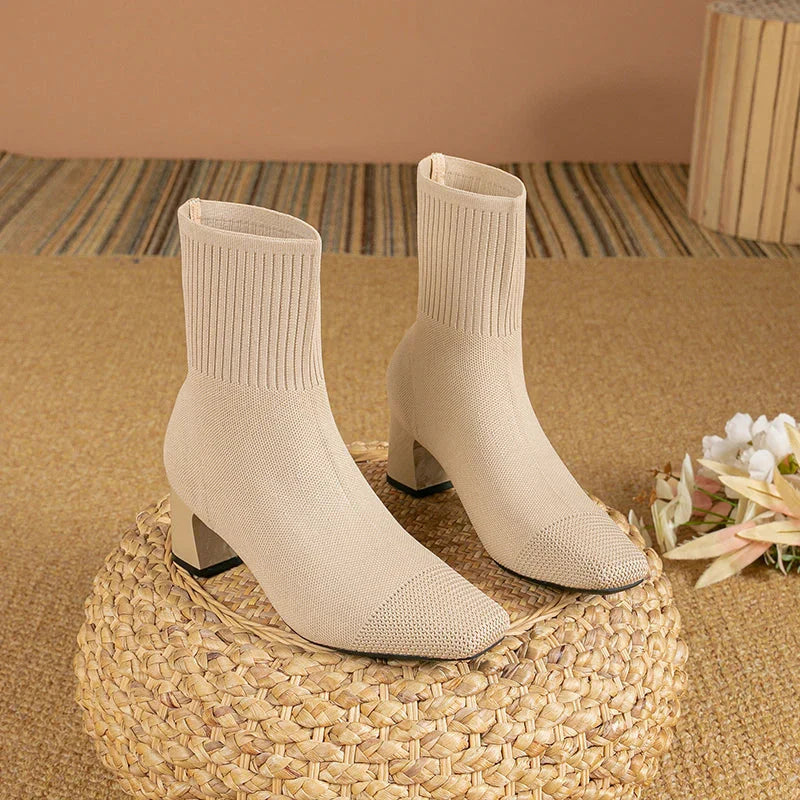Women's Elegant High Heel Boots | Comfortable and Stylish Design-Metro Lane Plaza
