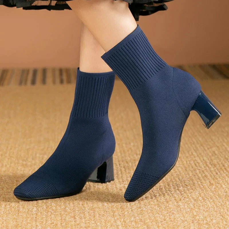 Women's Elegant High Heel Boots | Comfortable and Stylish Design-Metro Lane Plaza
