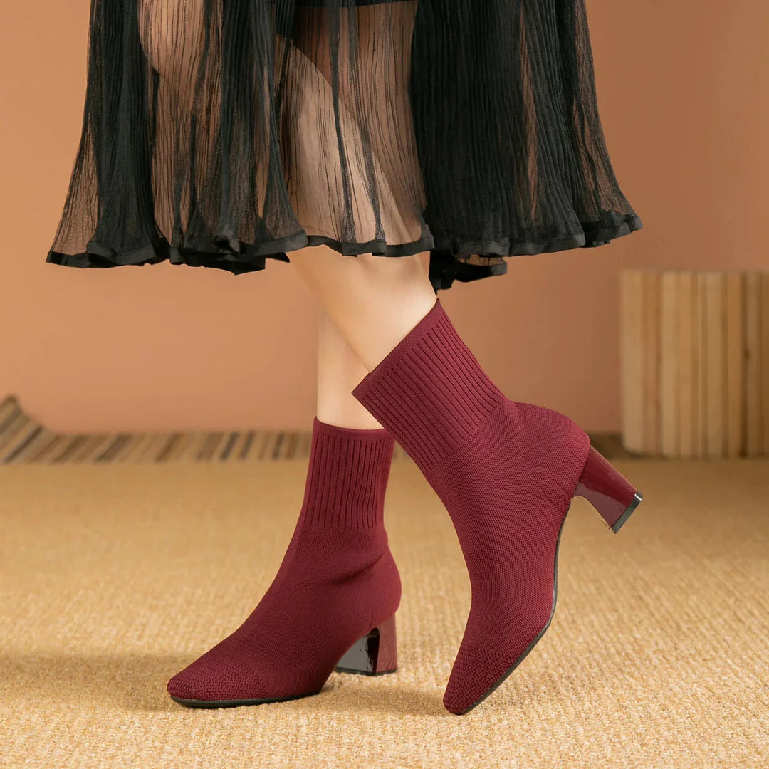Women's Elegant High Heel Boots | Comfortable and Stylish Design-Metro Lane Plaza