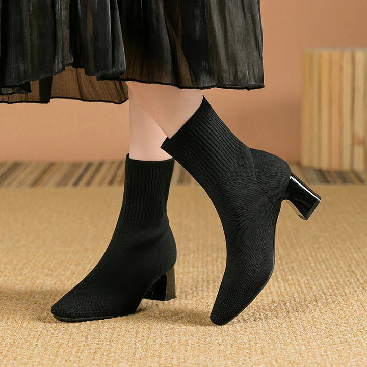 Women's Elegant High Heel Boots | Comfortable and Stylish Design-Metro Lane Plaza