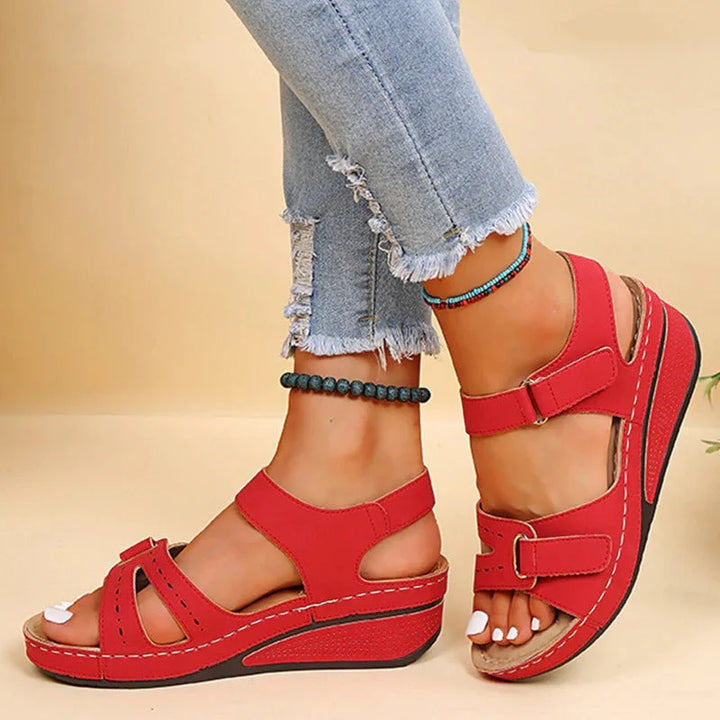 Baerte | Women's Orthopedic Sandals with Adjustable Closure for Support-Metro Lane Plaza