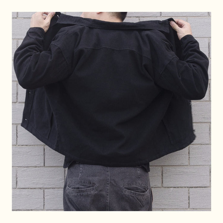 Veste décontractée boutonnée pour homme