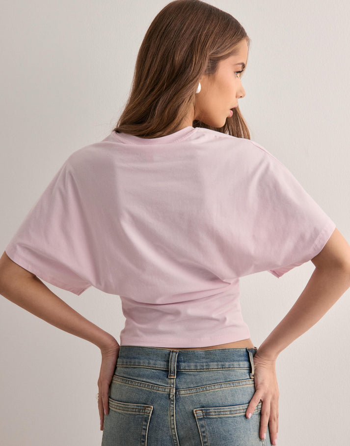 Dahlia | Women's Wide Sleeve Iconic T-Shirt-Metro Lane Plaza