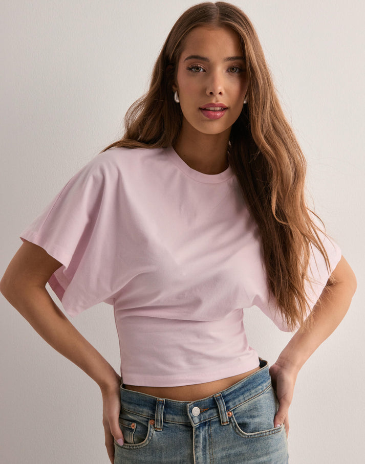 Dahlia | Women's Wide Sleeve Iconic T-Shirt-Metro Lane Plaza