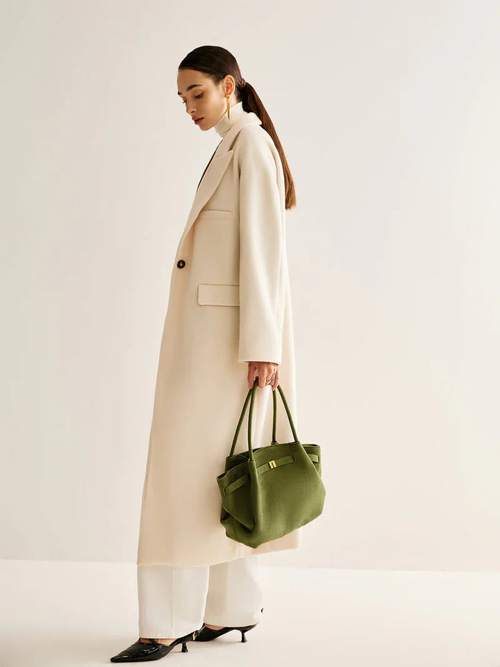 Daphnie | Women's Suede Pleated Handled Bag-Metro Lane Plaza