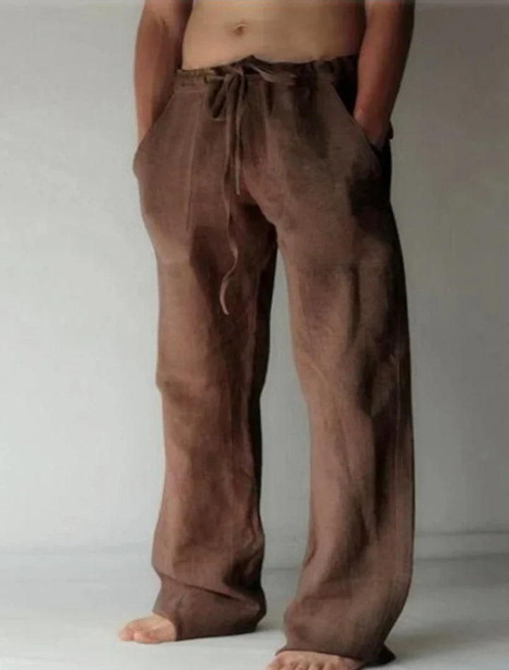 Dean | Men's Wide Leg Drawstring Pants-Metro Lane Plaza