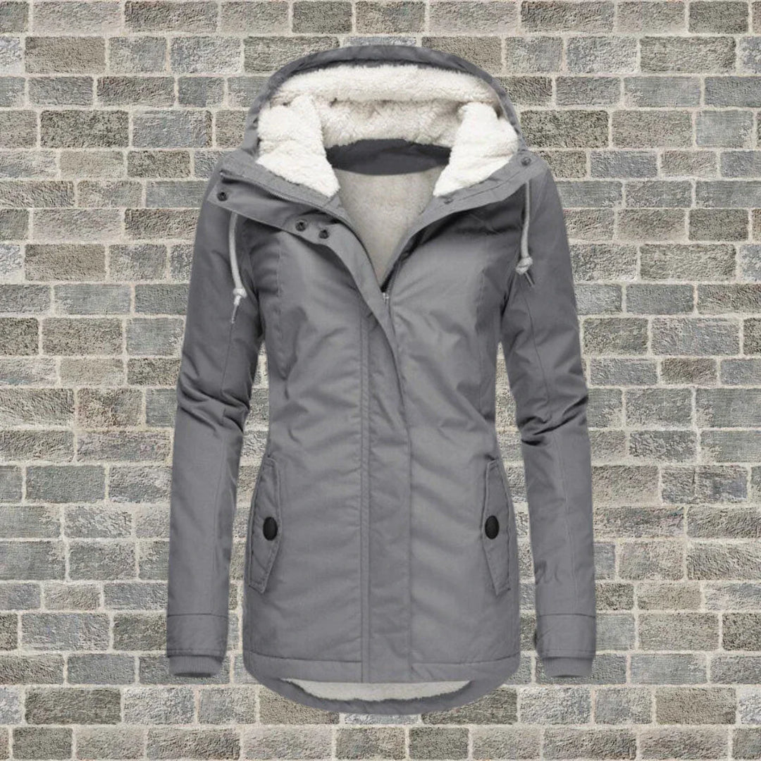 Anne | Women's Warm Waterproof Winter Jacket with Hood-Metro Lane Plaza