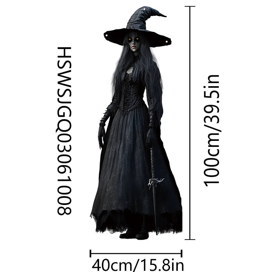 Halloween-ophæng med kraniebrud til kvinder og vejrbestandigt stof