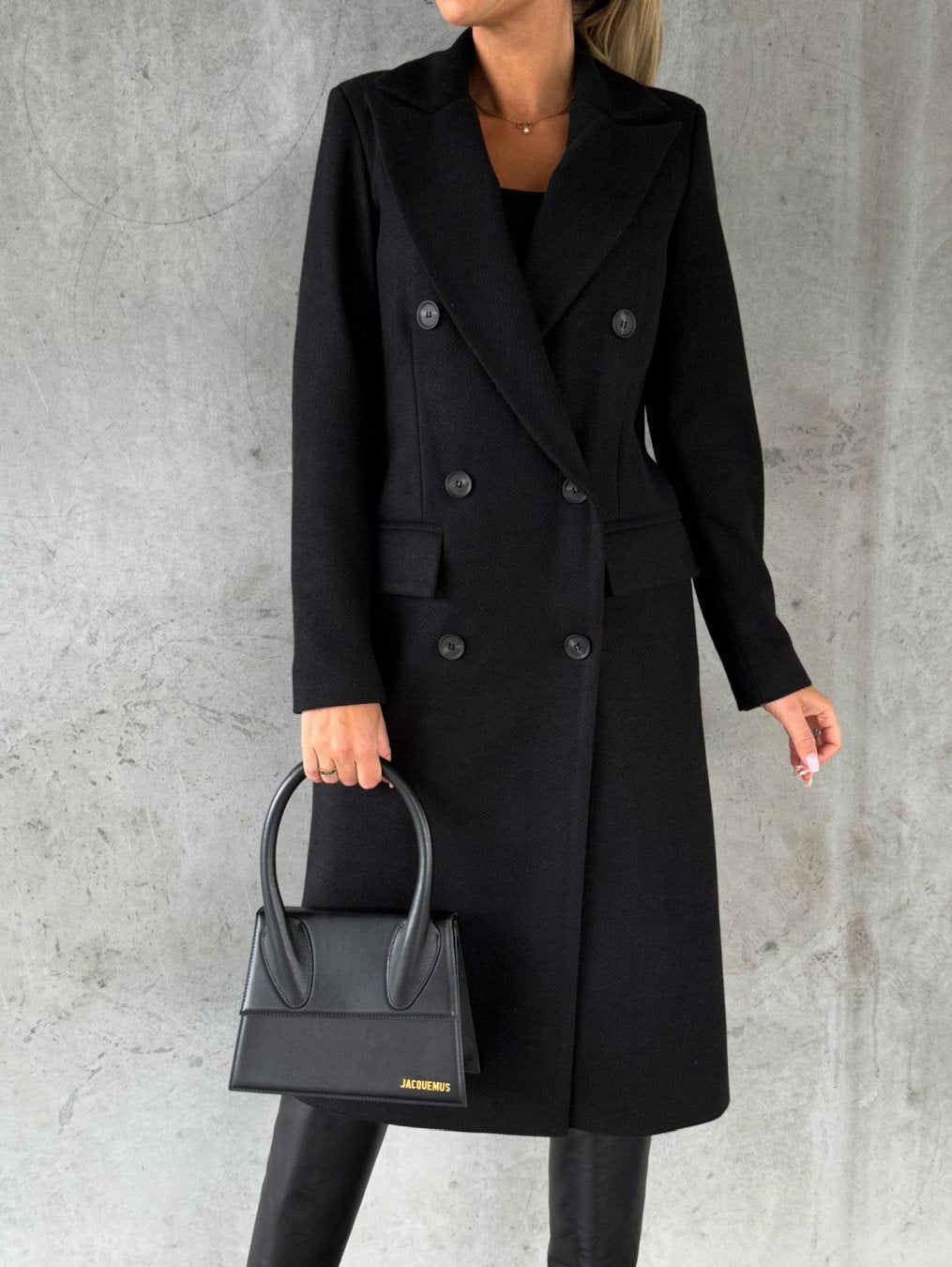 Women's Elegant Fit Stylish Long Coat-Metro Lane Plaza