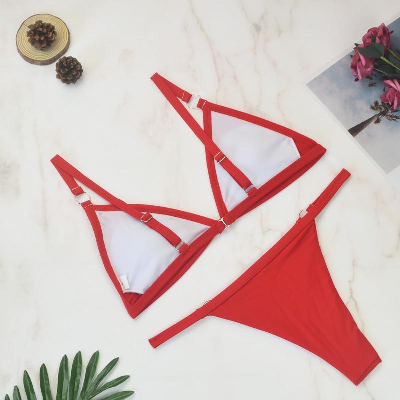 Gerdina | Women's Adjustable Triangle Bikini Set – Timeless Style-Metro Lane Plaza