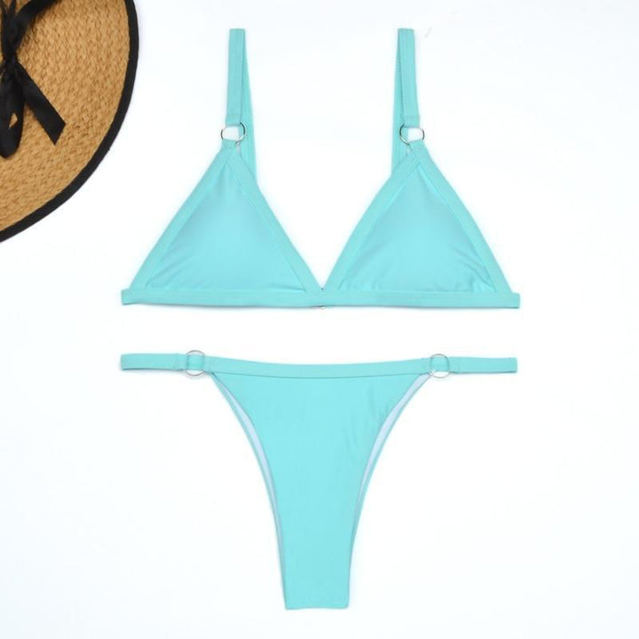 Gerdina | Women's Adjustable Triangle Bikini Set – Timeless Style-Metro Lane Plaza