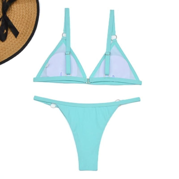 Gerdina | Women's Adjustable Triangle Bikini Set – Timeless Style-Metro Lane Plaza