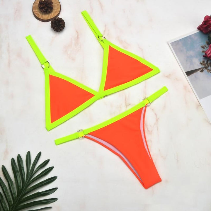 Gerdina | Women's Adjustable Triangle Bikini Set – Timeless Style-Metro Lane Plaza