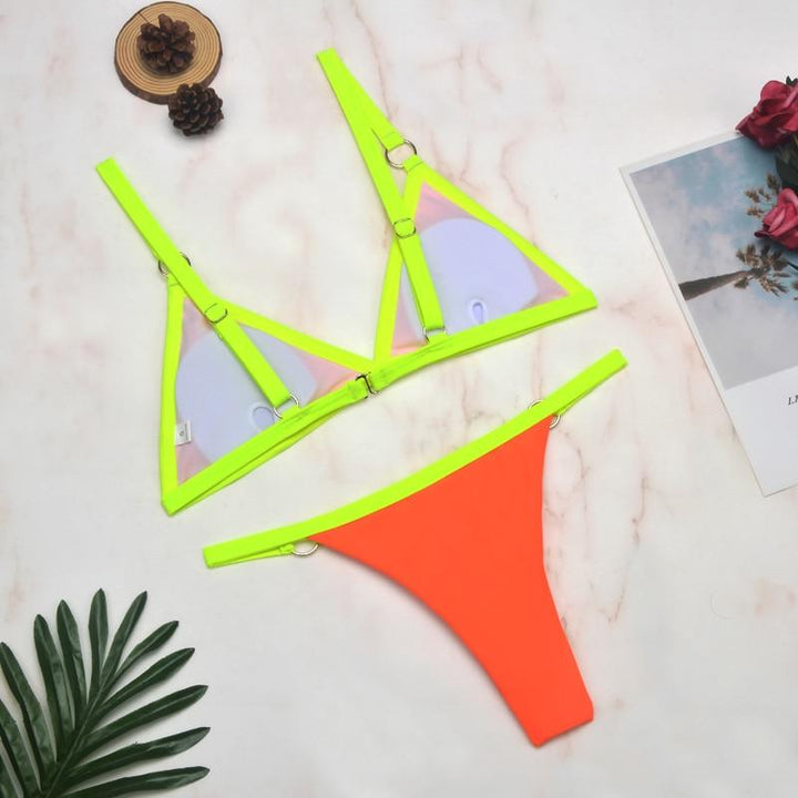 Gerdina | Women's Adjustable Triangle Bikini Set – Timeless Style-Metro Lane Plaza