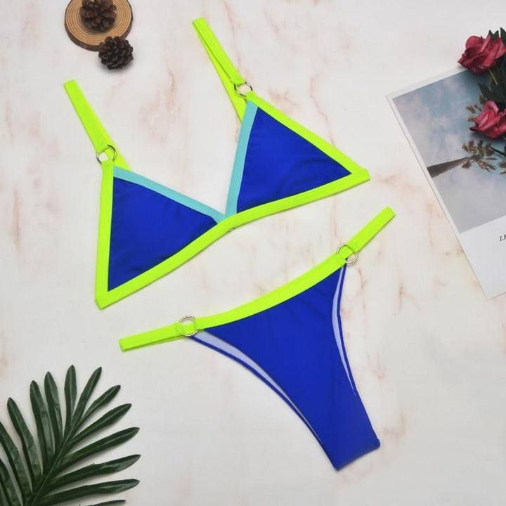 Gerdina | Women's Adjustable Triangle Bikini Set – Timeless Style-Metro Lane Plaza