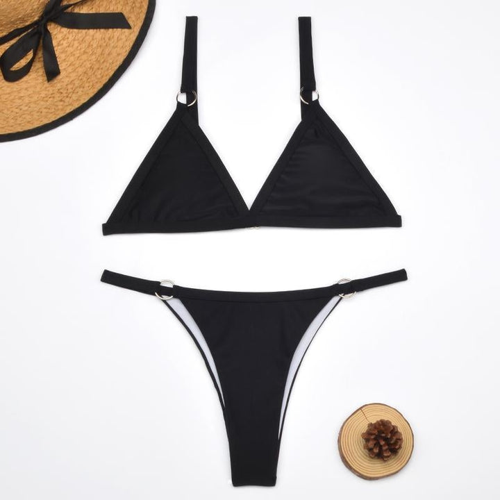 Gerdina | Women's Adjustable Triangle Bikini Set – Timeless Style-Metro Lane Plaza