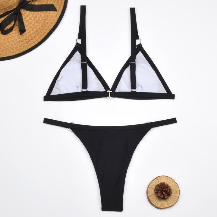 Gerdina | Women's Adjustable Triangle Bikini Set – Timeless Style-Metro Lane Plaza